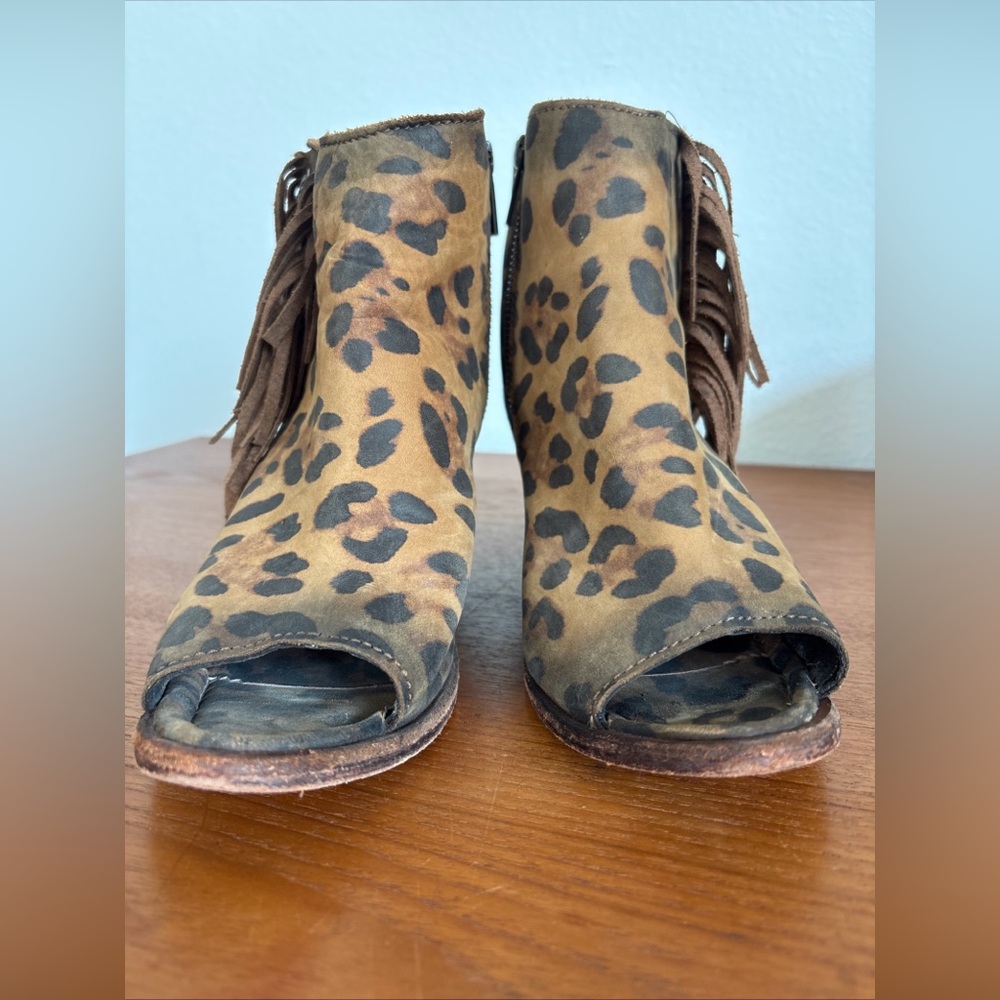 Liberty Black Ladies Gypsy Peep Toe Chita Miel Booties size 8.5 LBOL-712807 - Picture 5 of 11